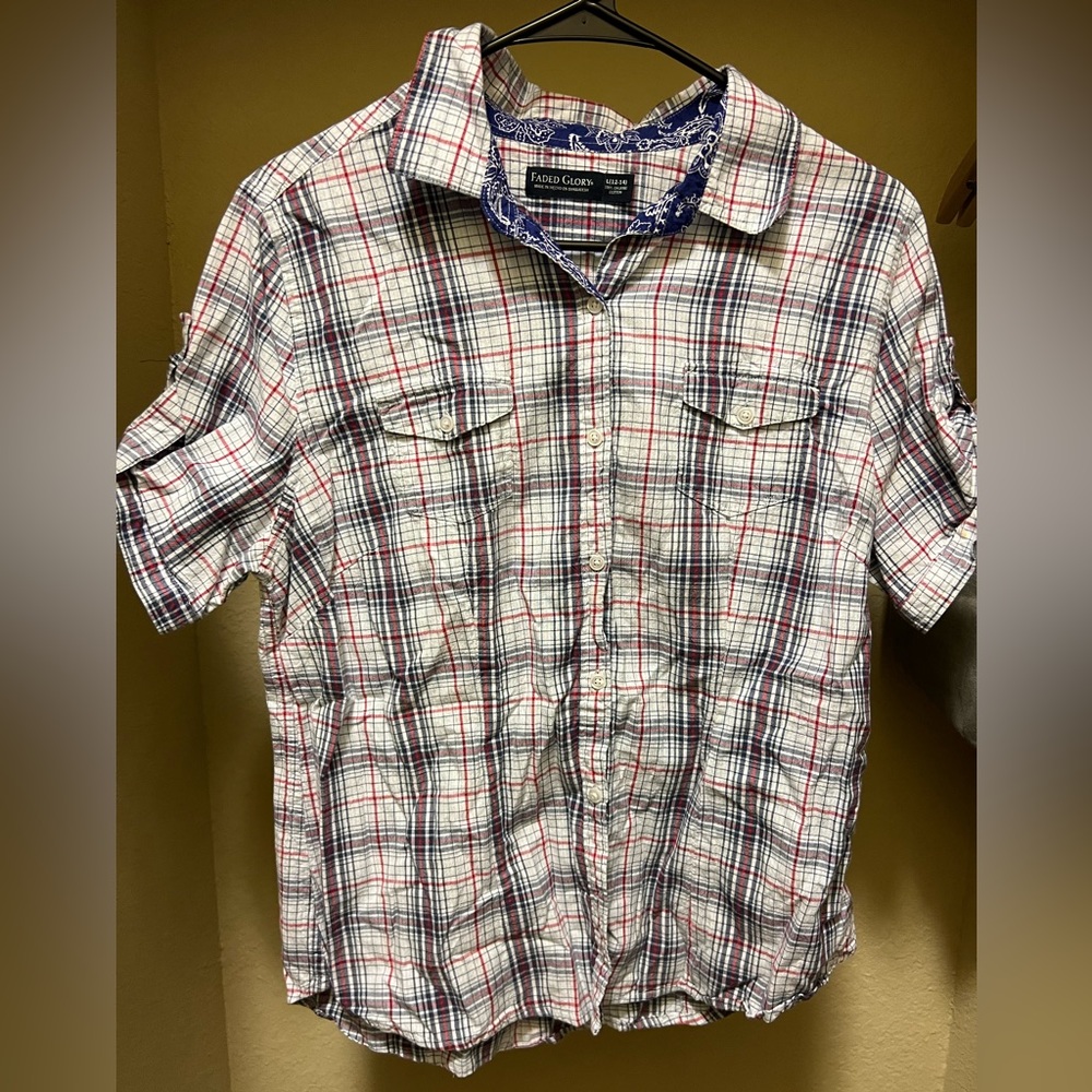 Faded Glory plaid shirt